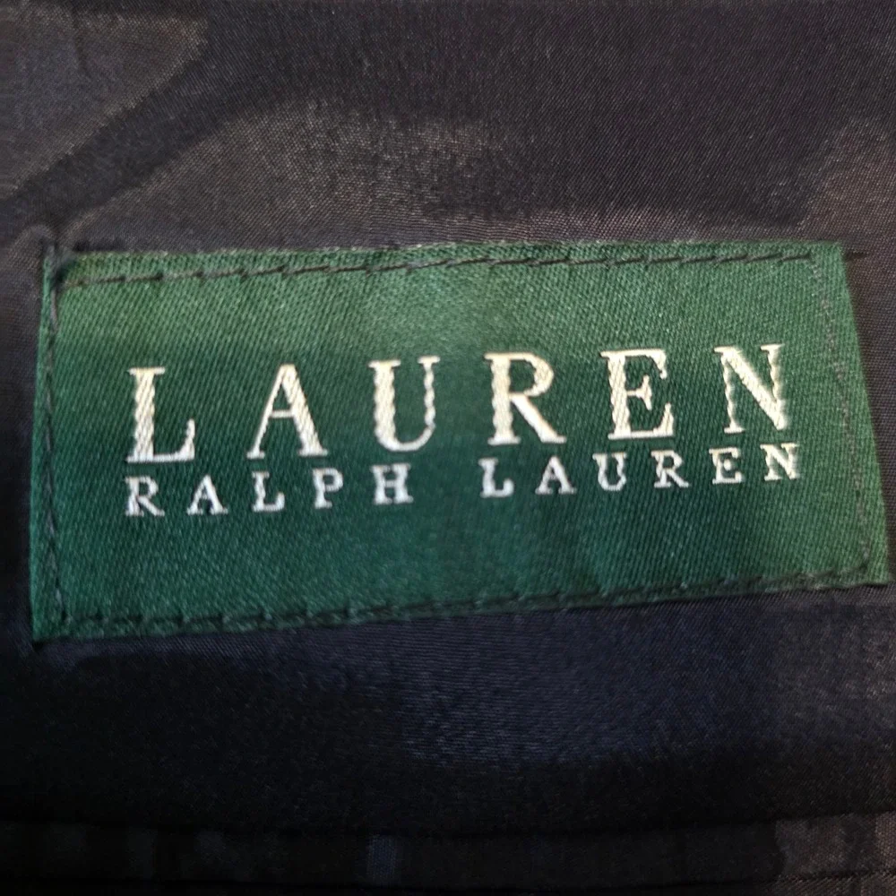 Lauren Ralph Lauren Mens 42R Charcoal Gray 100% Wool 2-Button Blazer Sport Coat